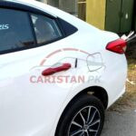Toyota Yaris Door Handle Cover Red 2