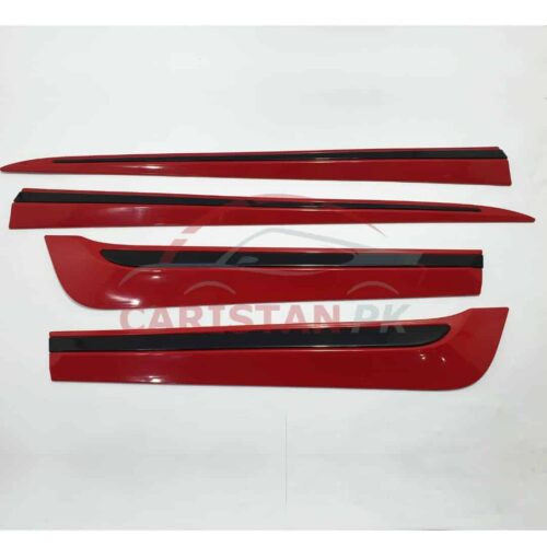 Toyota Corolla Door Moulding With Red Body Plastic 2014-24 3