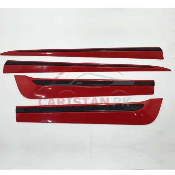 Toyota Corolla Door Moulding With Red Body Plastic 2014-24 3