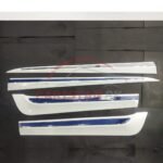 Toyota Corolla Chrome Door Moulding With White Body Plastic 2014-24 1
