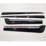 Toyota Corolla Chrome Door Moulding With Black Body Plastic 2014-24 4 Toyota Corolla Chrome Door Moulding With Black Body Plastic 2014-24 4