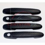 Toyota Black Carbon Fiber Handle Cover 2002-08 1