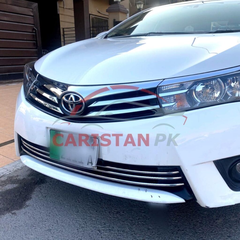 Toyota Corolla Front Lower Grille Chrome Trim 2014-16 3