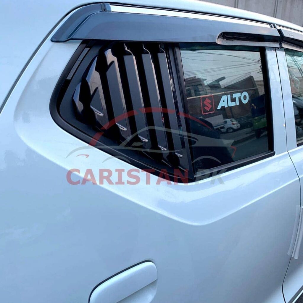 Suzuki Alto Window Quarter Glass Evo Louver Cover Vent Set 2017-24 2