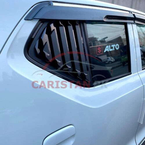 Suzuki Alto Window Quarter Glass Evo Louver Cover Vent Set 2017-24 2