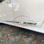 Toyota Corolla Chrome Door Moulding With White Body Plastic 2014-24 2