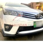 Toyota Corolla Front Bumper Splitter Matt Black 2014-16 1