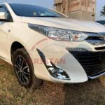 Toyota Yaris Front Fog Light Chrome Housing 3