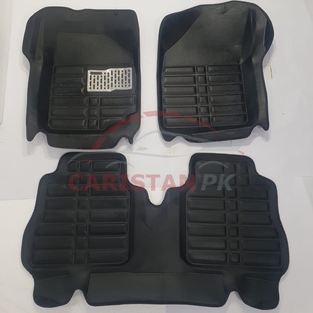 Suzuki Wagon R Pakistan Variant 5D Floor Mats Black 5