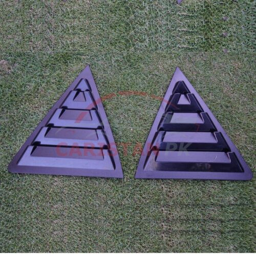 Toyota Corolla Quarter Glass Evo Rack Louver Cover Vent Set 2002-08 1