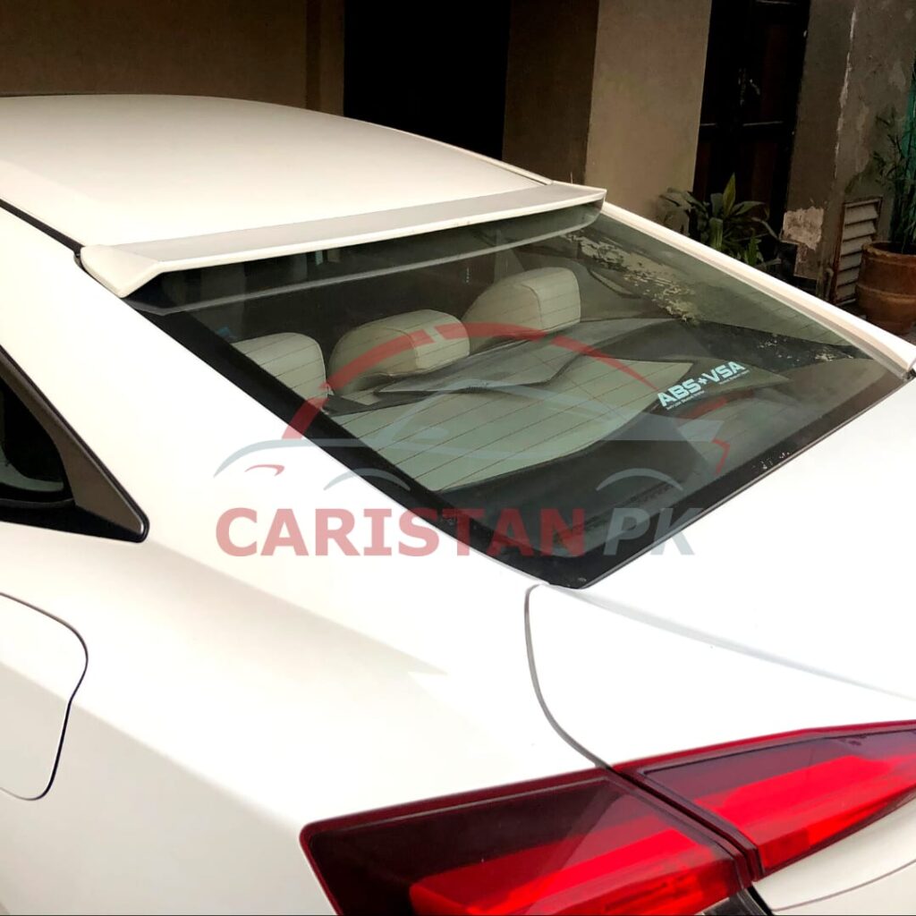 Unpainted Honda Civic ABS Plastic Roof Spoiler 2016-21 3