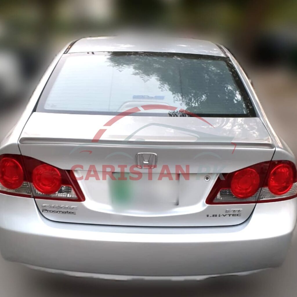 Unpainted Honda Civic Reborn Trunk Lip Spoiler 2