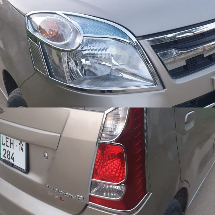 Suzuki Wagon R Pakistan Variant Headlight Backlight Chrome Cover