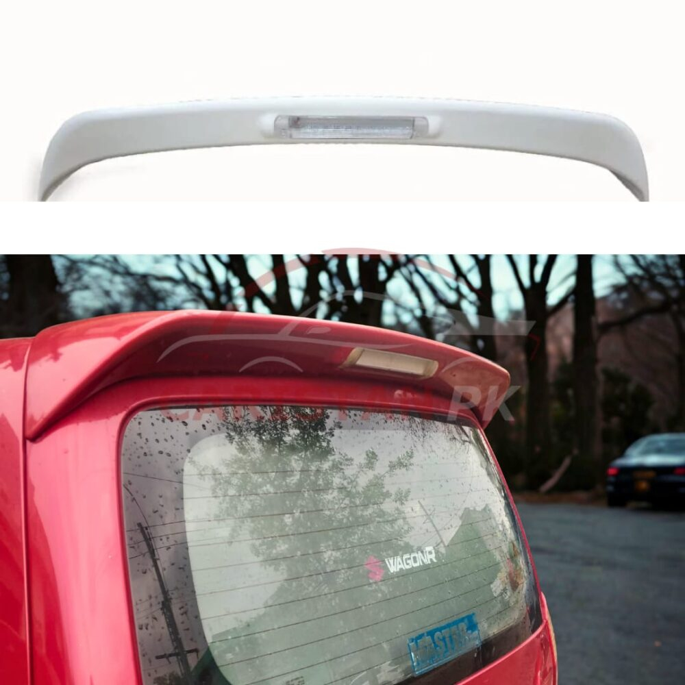 Unpainted Suzuki Wagon R Roof Spoiler With LED Light