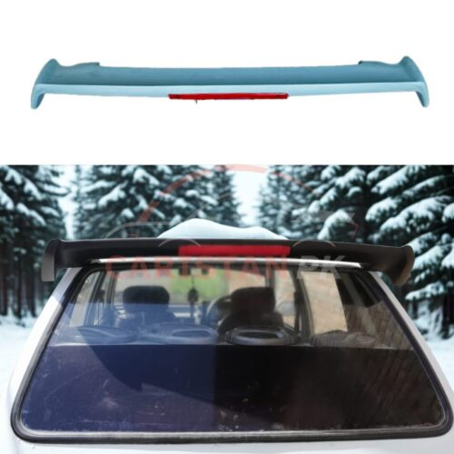 Unpainted Universal Roof Spoiler With Brake Light For Small Hatchbacks