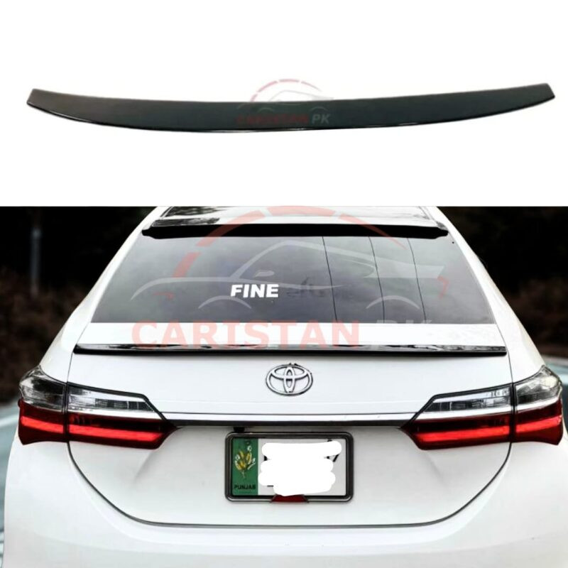 Unpainted Toyota Corolla Trunk Lip Spoiler 2014-26 Unpainted Toyota Corolla Trunk Lip Spoiler 2014-26