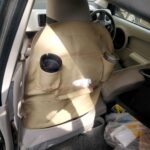 Car Back Seat Organizer Beige Premium Quality