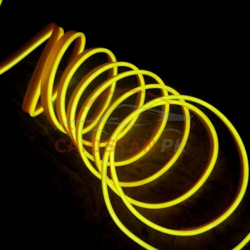 Flexible EL Glow Wire Interior Decoration light Yellow 2
