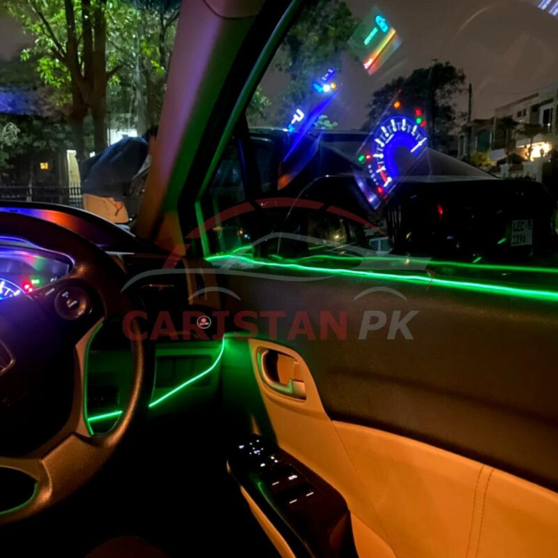 Flexible EL Glow Wire Interior Light Decoration Green 3