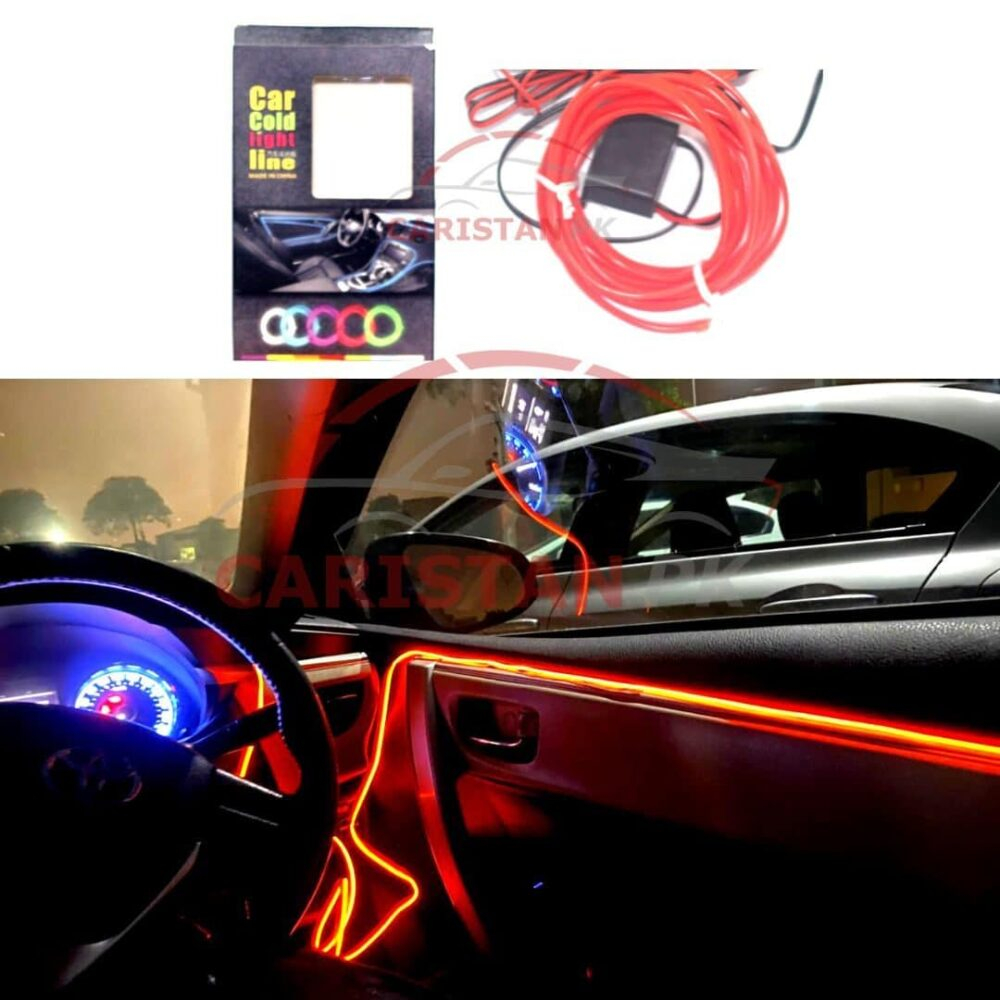 Flexible EL Glow Wire Interior Light Decoration Orange Flexible EL Glow Wire Interior Light Decoration Orange