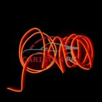 Flexible EL Glow Wire Interior Light Decoration Orange 2