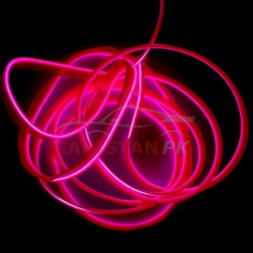 Flexible EL Glow Wire Interior Light Decoration Pink 2