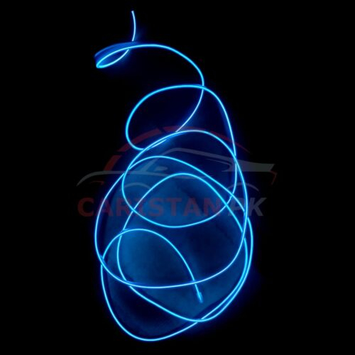 Flexible EL Glow Wire Light Neon Blue 2