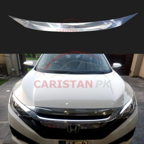 Honda Civic Bonnet Chrome Trim 2016-21