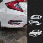 Honda Civic Chrome Reflector Light Cover 2016-21 Honda Civic Chrome Reflector Light Cover 2016-21