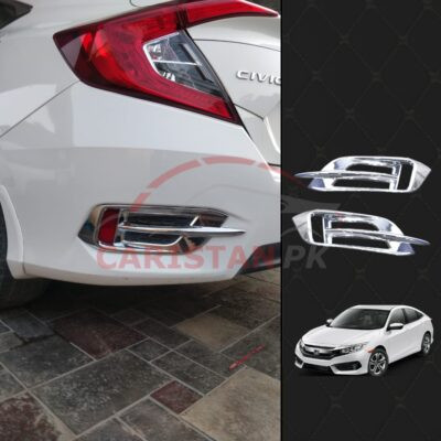 Honda Civic Chrome Reflector Light Cover 2016-21