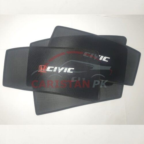Honda Civic Rebirth Sunshades With Logo 1