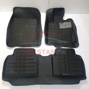 Honda Civic Reborn 5D Floor Mats Black Design A 1