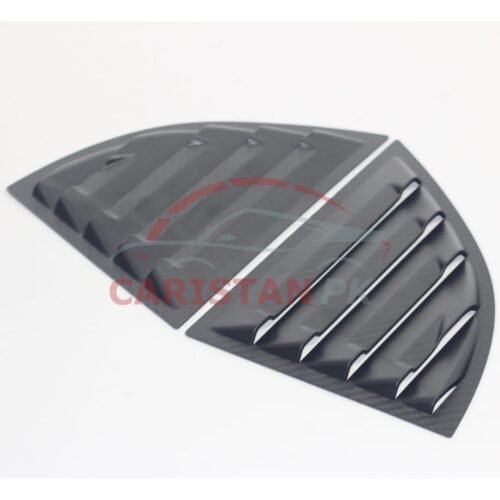 Honda Civic Window Quarter Glass Evo Louver Cover Vent Set 2001-05 1