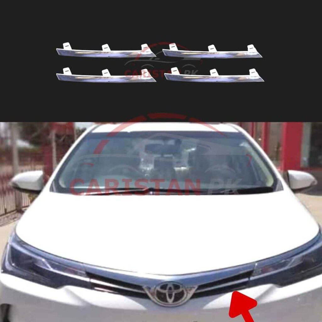 Toyota Corolla Grill Chrome Trims 2017-21