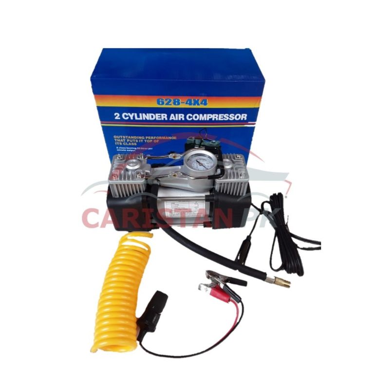 Dual Cylinder Emergency Car Air Compressor Pump