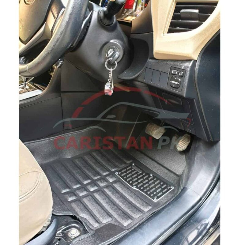 Toyota Corolla 5D Floor Mats Black 2014-26 2