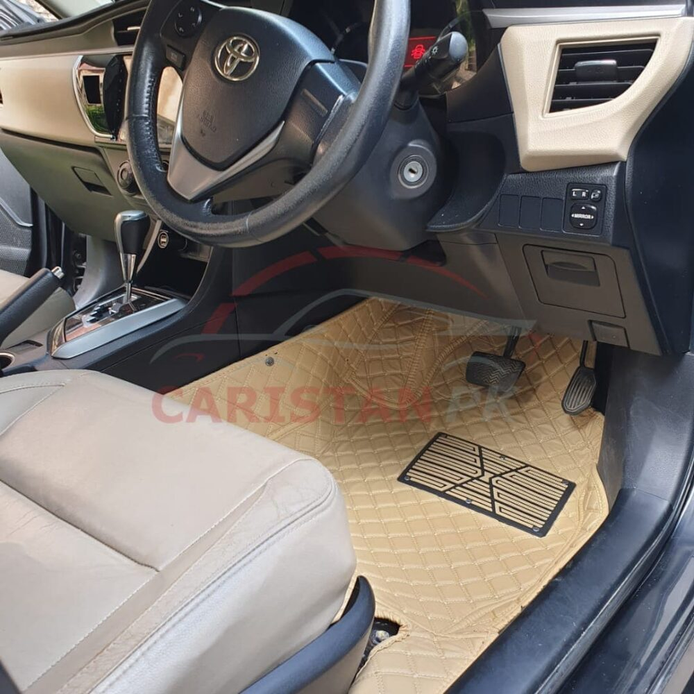 Toyota Corolla 7D Floor Mats Beige 2014-26