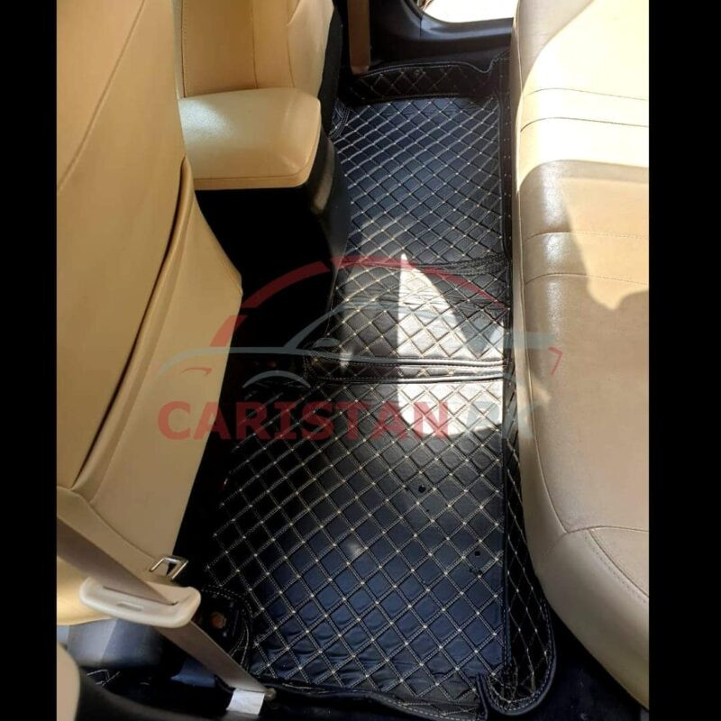 Toyota Corolla 7D Floor Mats Black With Beige Stitch 2014-26 2