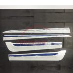 Toyota Corolla Chrome Door Moulding With White Body Plastic 2014-26 1