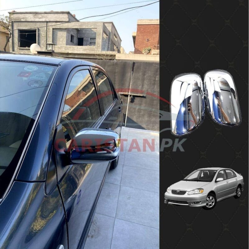 Toyota Corolla Chrome Side Mirror Covers 2002-08