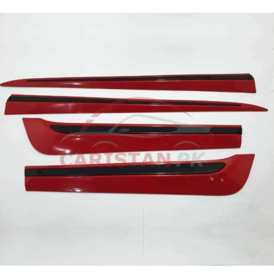 Toyota Corolla Door Moulding With Red Body Plastic 2014-26 3