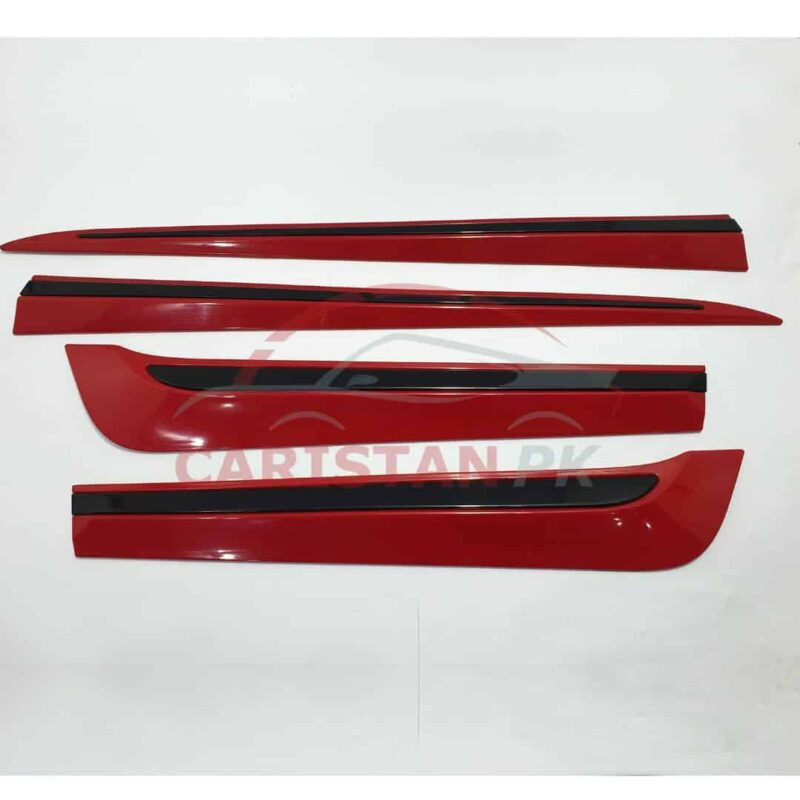 Toyota Corolla Door Moulding With Red Body Plastic 2014-26 3