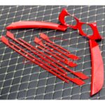 Toyota Corolla Fog Lamp Trims Red 2017-21 1 Toyota Corolla Fog Lamp Trims Red 2017-21 1
