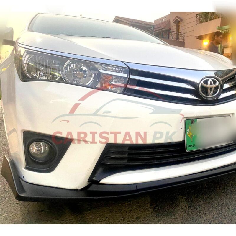 Toyota Corolla Front Bumper Splitter Matt Black 2014-16 1