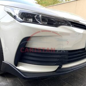 Toyota Corolla Front Bumper Splitter Matt Black 2017-21 1