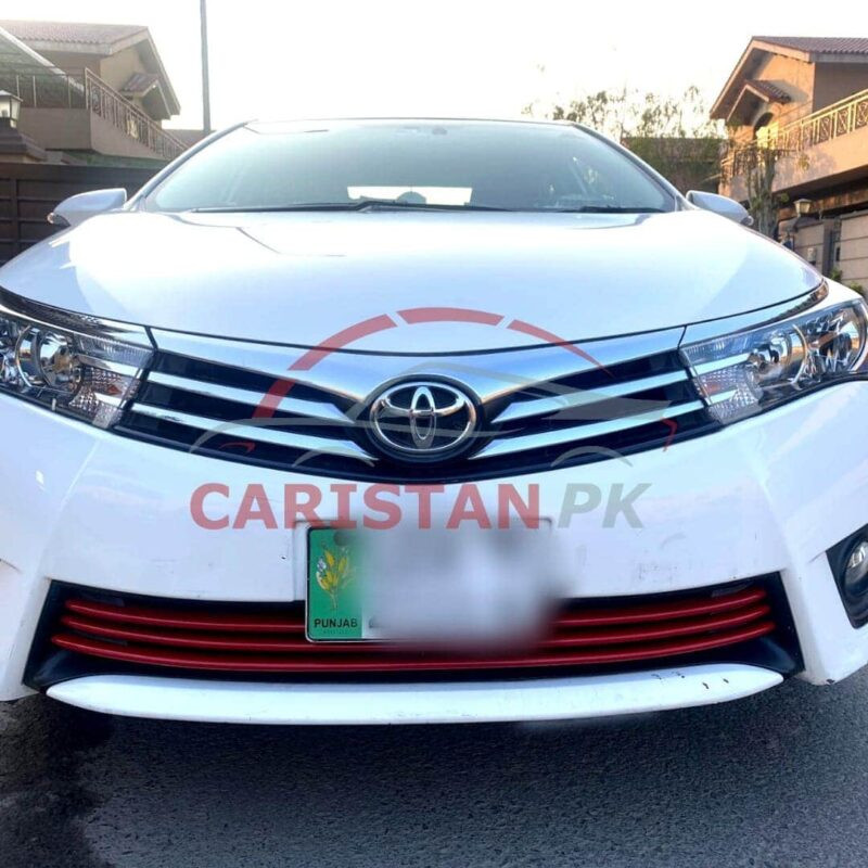 Toyota Corolla Lower Grille Red Trim 2014-16 2