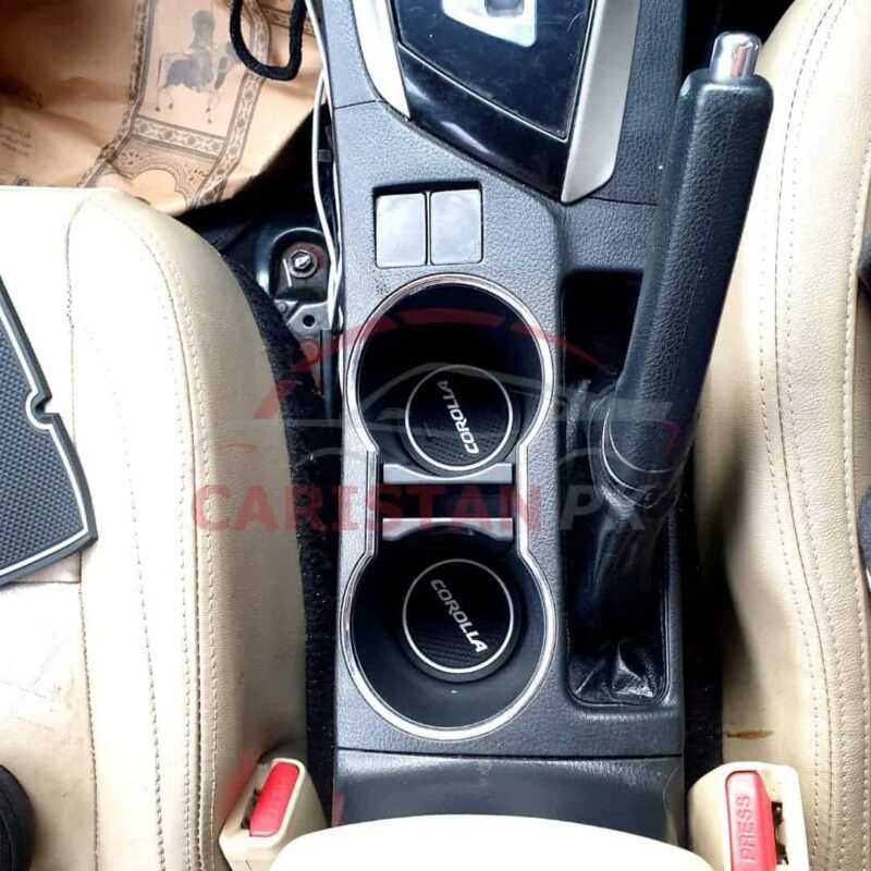 Toyota Corolla PVC Non-Slip Interior Protection Mats White 2014-26 Model 3