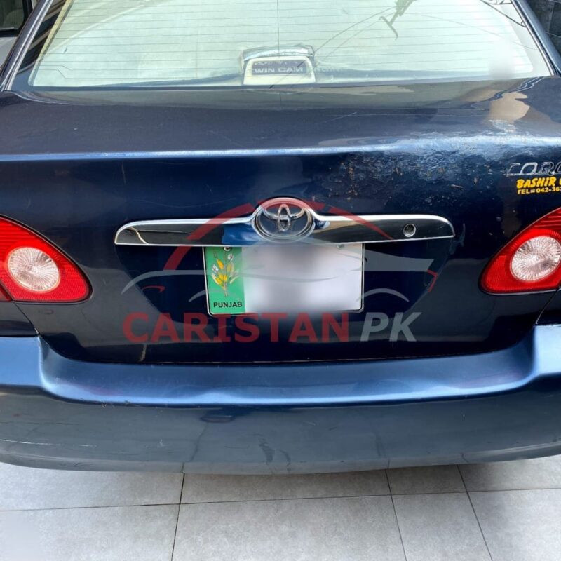 Toyota Corolla Trunk Chrome Garnish 2002-08 4
