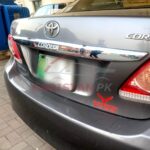 Toyota Corolla Trunk Chrome Garnish 2011-13 2 Toyota Corolla Trunk Chrome Garnish 2011-13 2