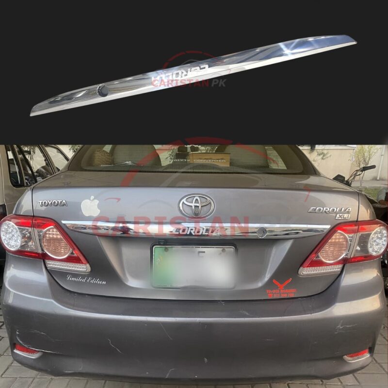 Toyota Corolla Trunk Chrome Garnish 2011-13 Toyota Corolla Trunk Chrome Garnish 2011-13